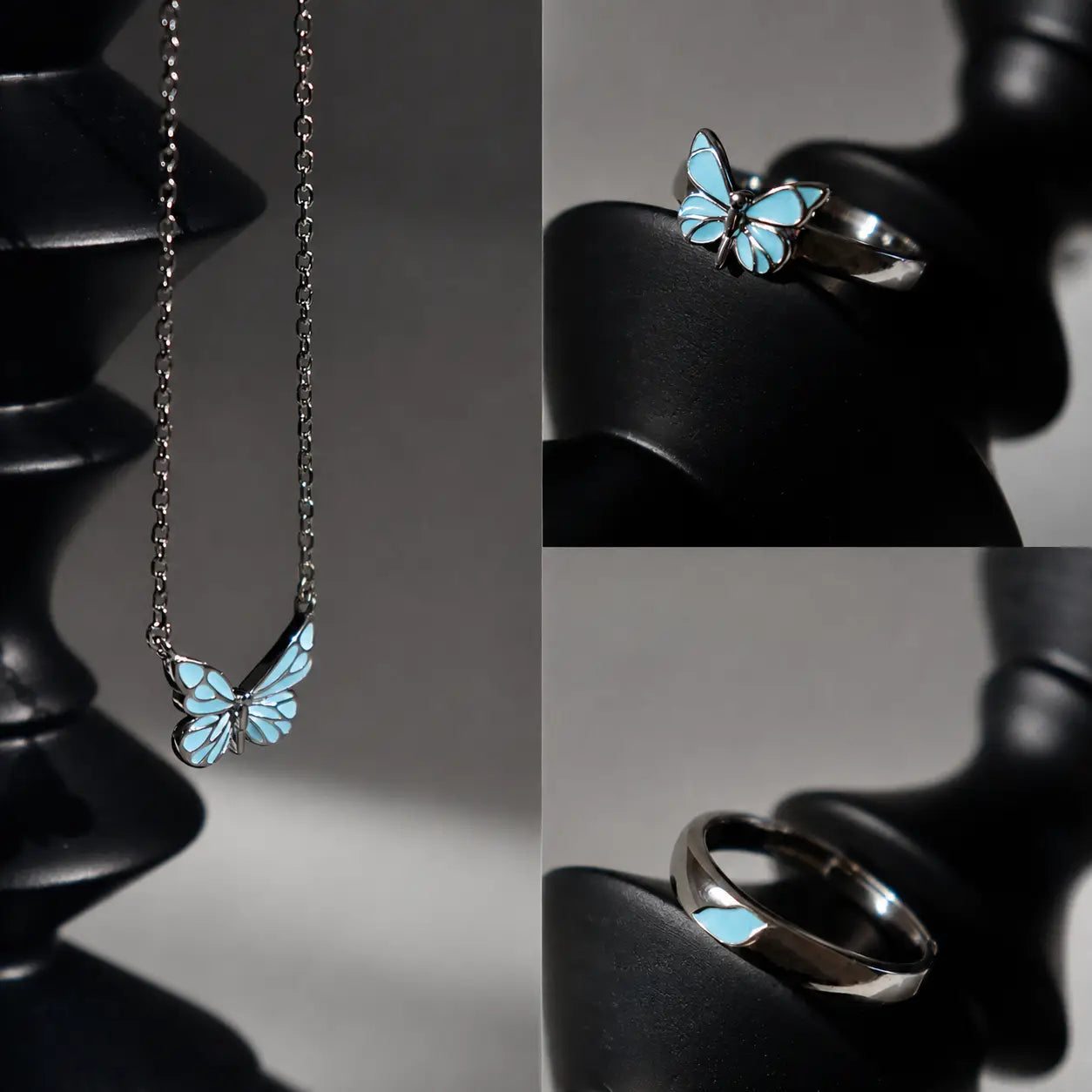 Bracciale Farfalla Blu Rinascita Luminosa