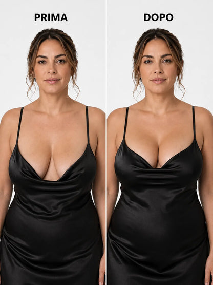 Reggiseno Invisibile Senza Spalline, Effetto Push-Up Antiscivolo