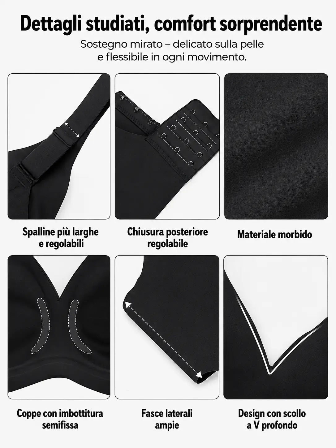 Reggiseno Jelly Push-Up Comfort