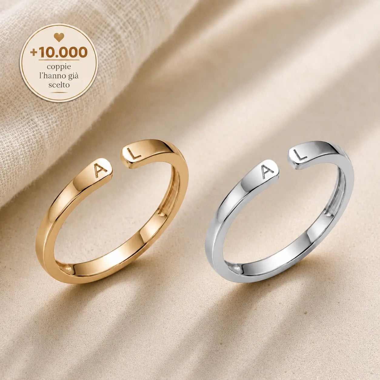 Anello Amore Legame Infinito