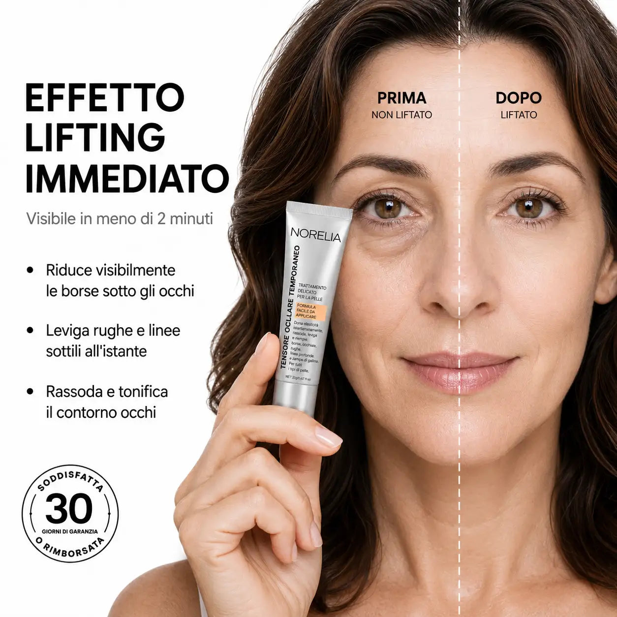 EyeTense™-  La crema che tende lo sguardo all'istante