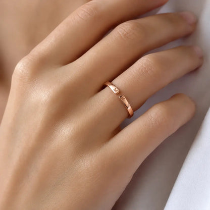 Anello Iniziali Regolabile