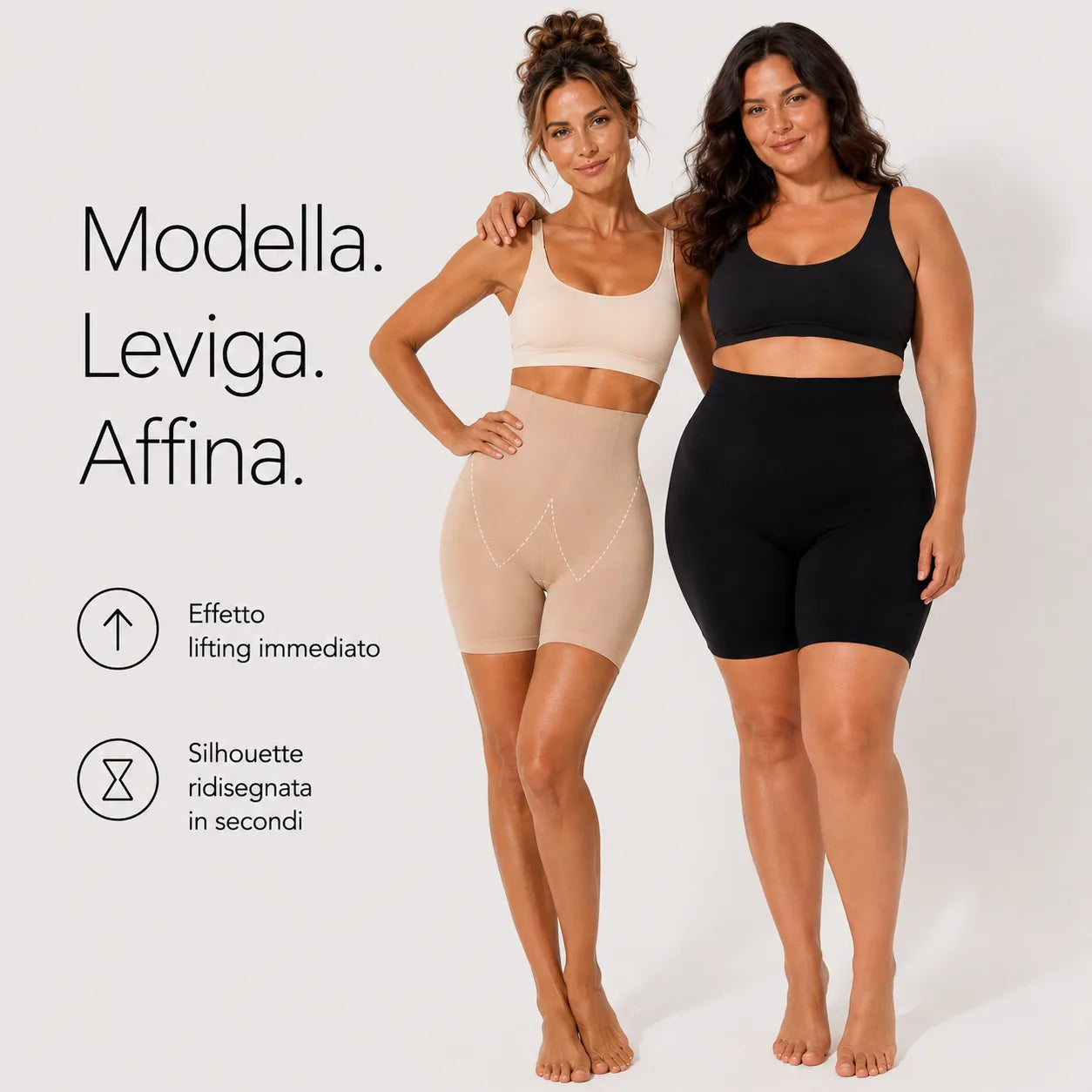 La Sculpta™ - Short invisibile ventre piatto