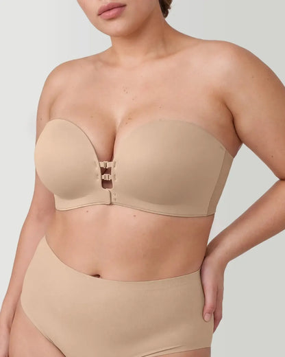 Reggiseno Invisibile Senza Spalline, Effetto Push-Up Antiscivolo