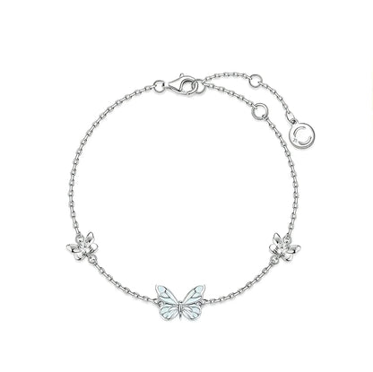 Bracciale Farfalla Blu Rinascita Luminosa