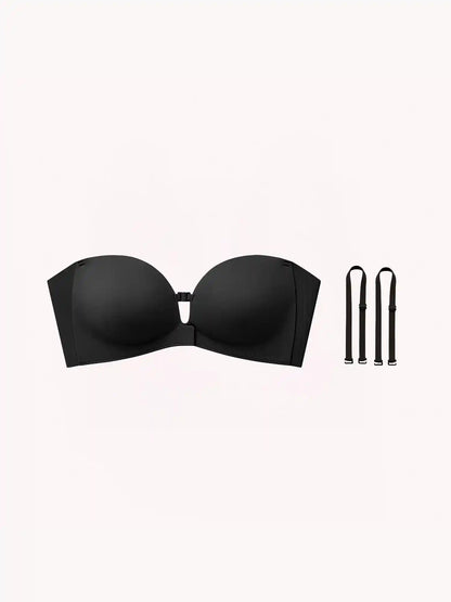 Reggiseno Invisibile Senza Spalline, Effetto Push-Up Antiscivolo