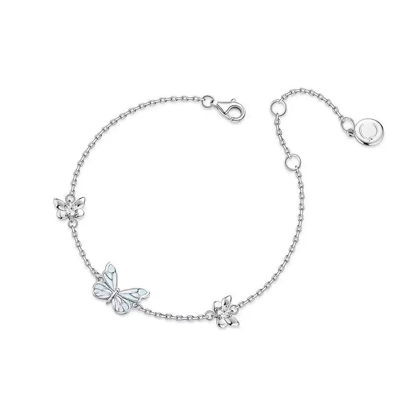 Bracciale Farfalla Blu Rinascita Luminosa
