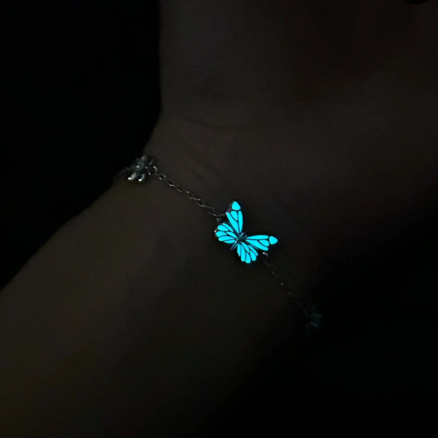Bracciale Farfalla Blu Rinascita Luminosa