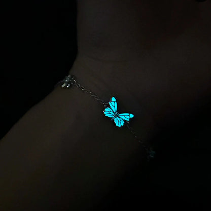 Bracciale Farfalla Blu Rinascita Luminosa