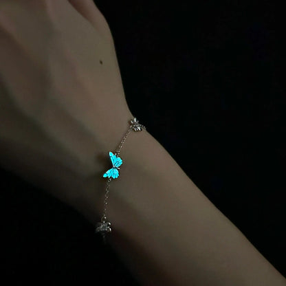 Bracciale Farfalla Blu Rinascita Luminosa