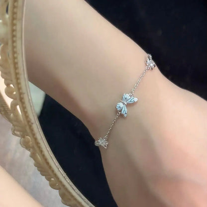Bracciale Farfalla Blu Rinascita Luminosa