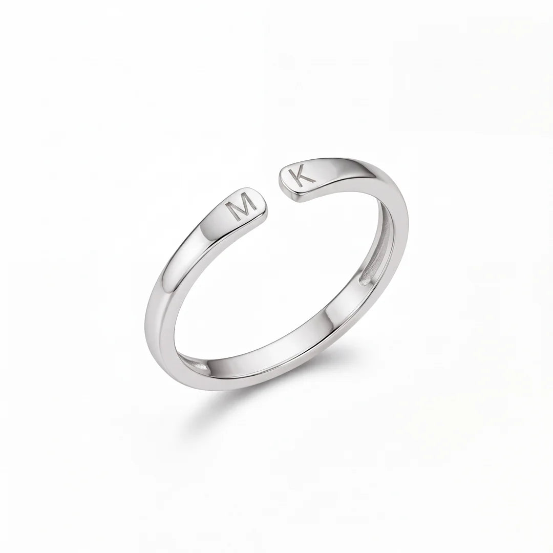 Anello Iniziali Regolabile