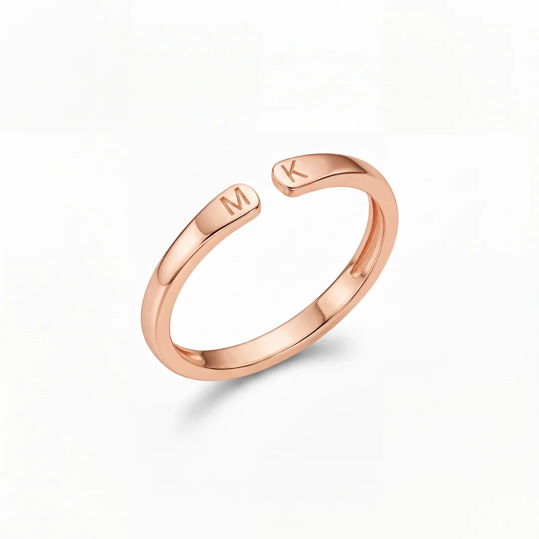 Anello Iniziali Regolabile