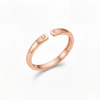 Anello Iniziali Regolabile