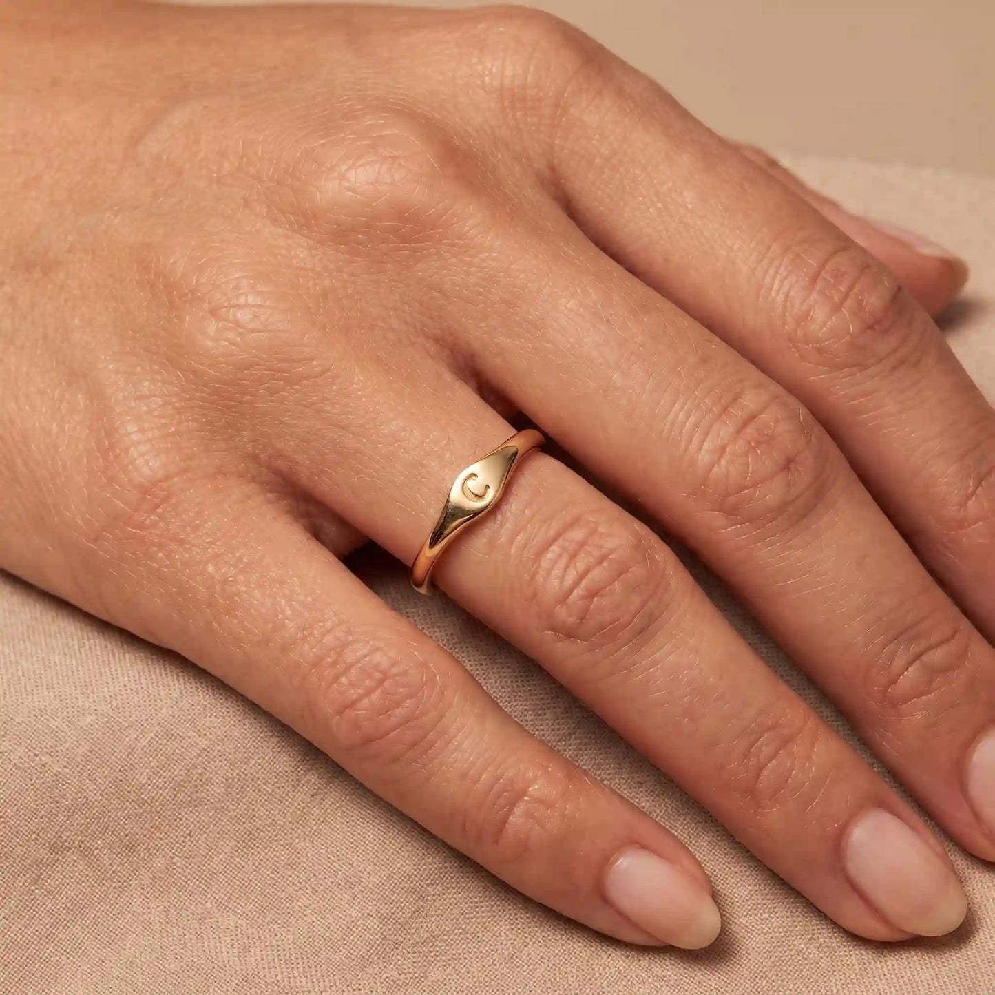Anello Lettera Amore Infinito