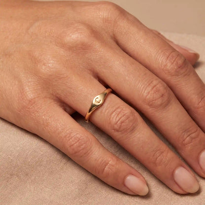 Anello Lettera Amore Infinito