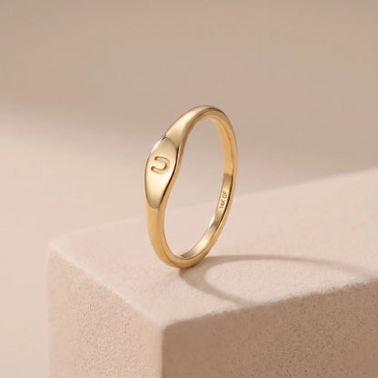 Anello Lettera Amore Infinito
