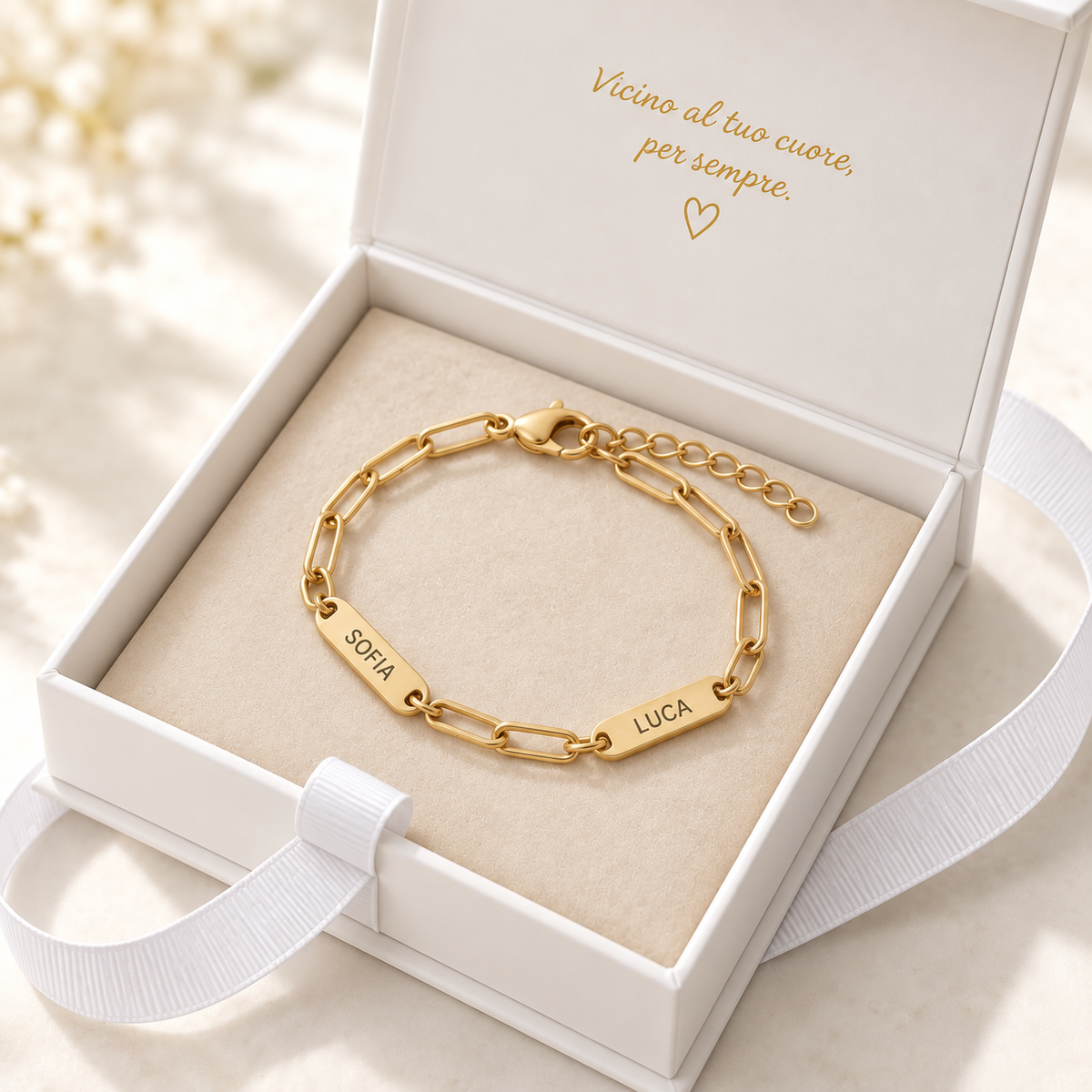 Bracciale Eva con Nomi Incisi