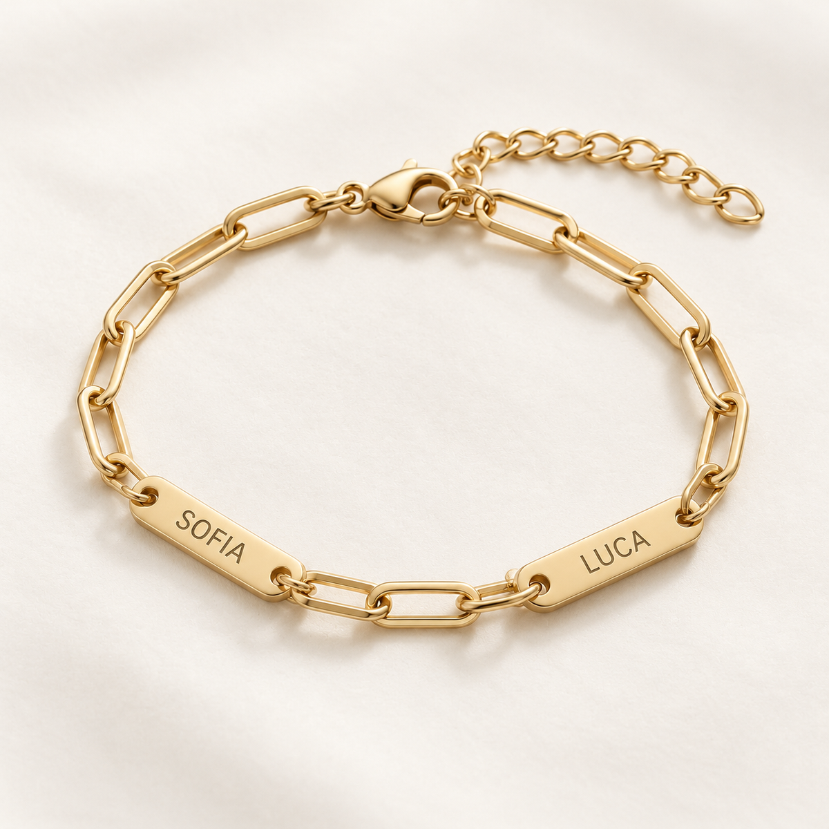 Bracciale Eva con Nomi Incisi