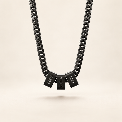 Collana Legami — finitura nera