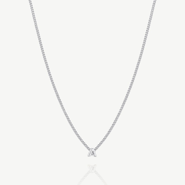 Collana con iniziale A — Argento