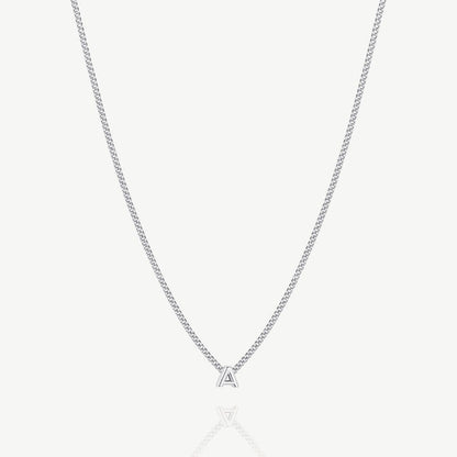 Collana con iniziale A — Argento