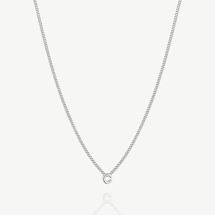 Collana con iniziale C — Argento