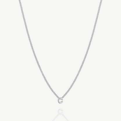 Collana con iniziale C — Argento