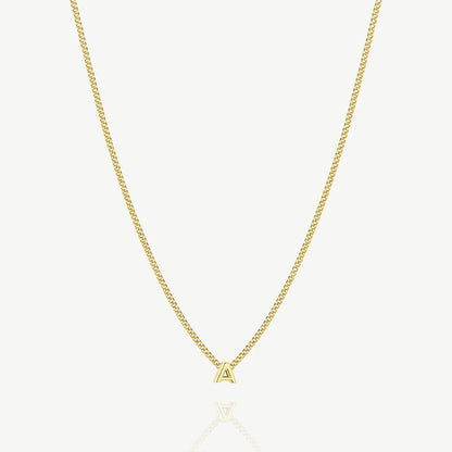 Collana con iniziale A — Oro