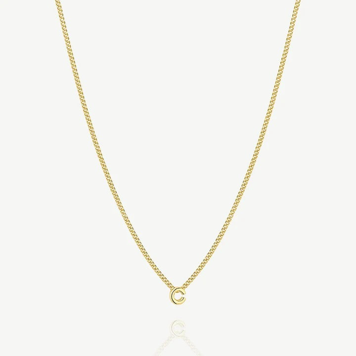 Collana con iniziale C — Oro