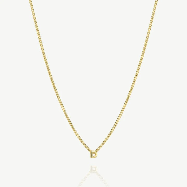 Collana con iniziale D — Oro