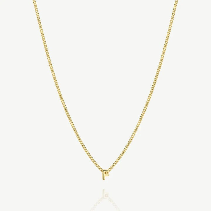 Collana con iniziale F — Oro