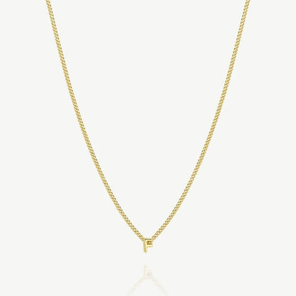 Collana con iniziale F — Oro