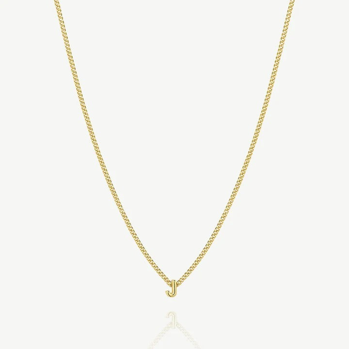 Collana con iniziale J — Oro