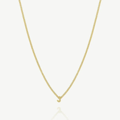 Collana con iniziale J — Oro