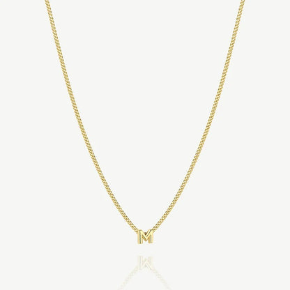 Collana con iniziale M — Oro