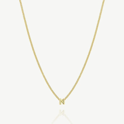 Collana con iniziale N — Oro