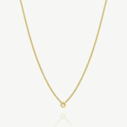 Collana con iniziale O — Oro
