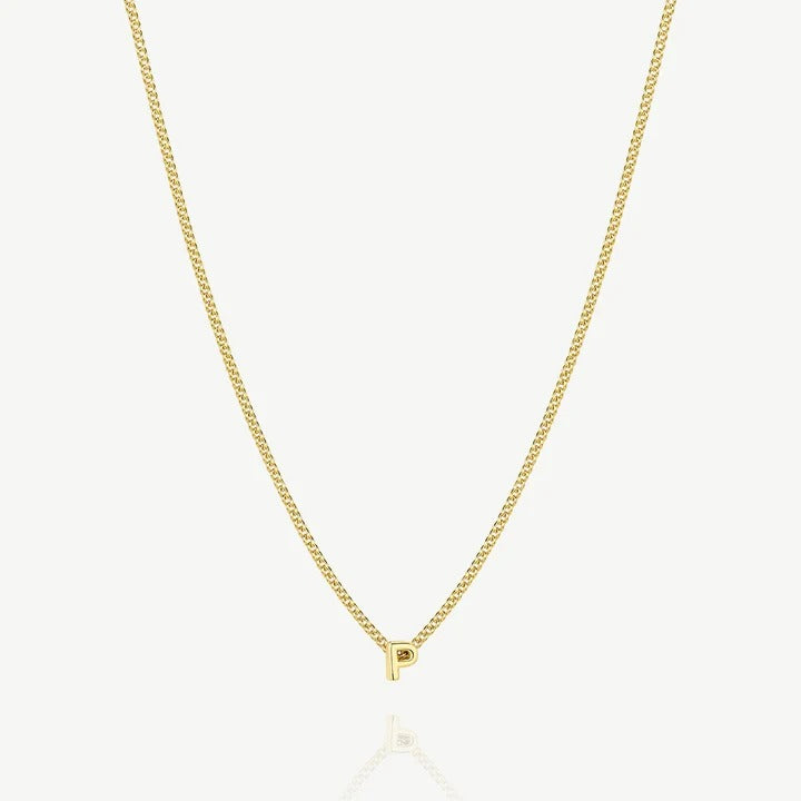 Collana con iniziale P — Oro