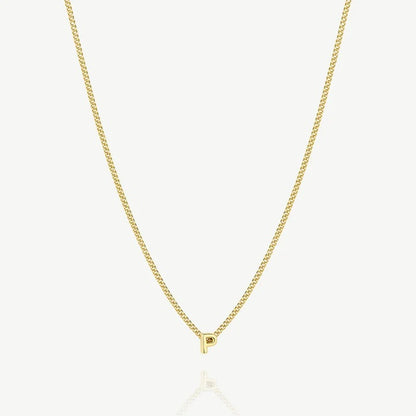 Collana con iniziale P — Oro