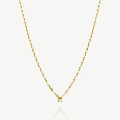 Collana con iniziale R — Oro