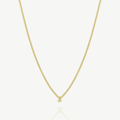 Collana con iniziale S — Oro