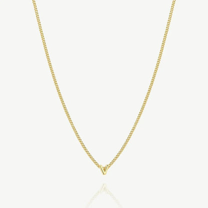 Collana con iniziale V — Oro